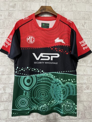 2024 South Sydney Rabbitohs Red/Green Rugby Training Jersey
