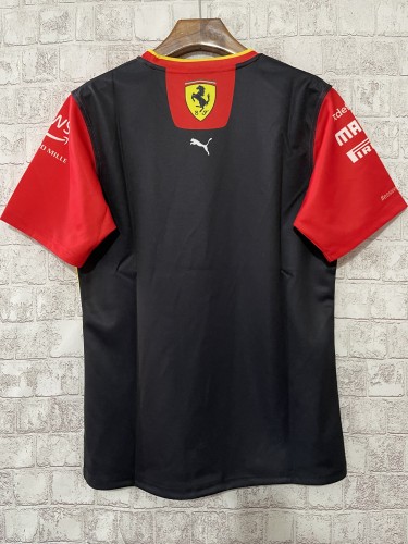 2024 F1 Formula One; Ferrari racing suit red Racing Jersey