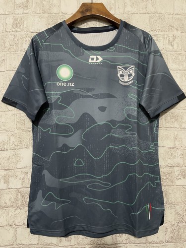 2023 New Zealand Warriors Grey Rugby Training Jersey