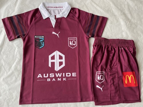 Youth 2023 Maroons Rugby Jersey Shorts
