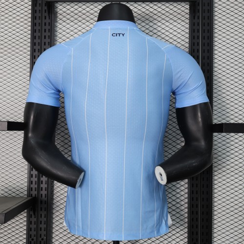 Player Version 2024-2025 Manchester City Home Football Shirt Man City Soccer Jersey