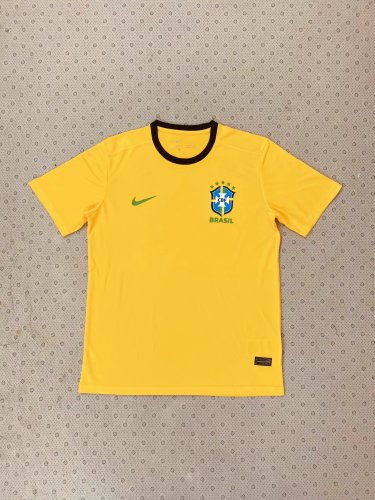 2024 Brazil Yellow Soccer Jersey Brasil Camisetas de Futbol