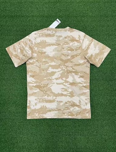 with Sponor Logo Fans Version 2023-2024 Nottingham Forest White/Yellow Camo Soccer Training Jersey