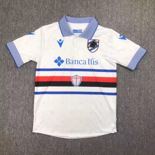 Fans Version 2023-2024 Sampdoria Away White Soccer Jersey