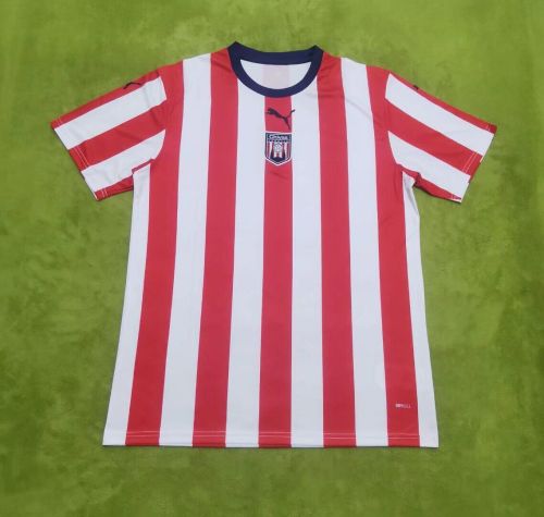 Fan Version 2023-2024 Chivas Red/White Soccer Jersey