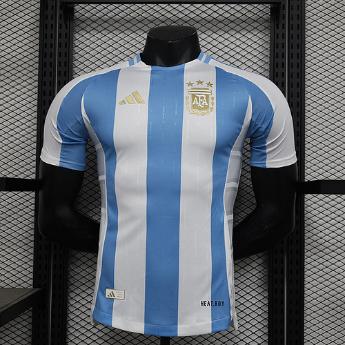 Player Version 2024 Argentina Home Soccer Jersey Football Shirt