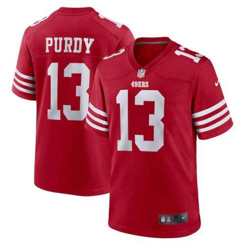 San Francisco 49ers 13 PURDY Red NFL Jersey