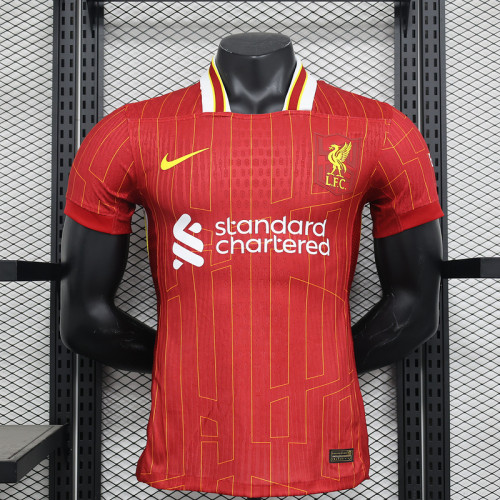 Player Version 2024-2025 Liverpool Home Soccer Jersey