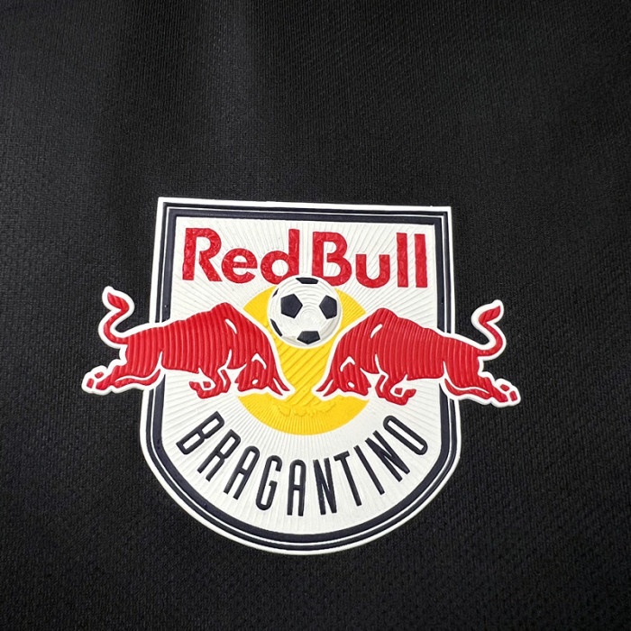Fans Version 2023-2024 Red Bull Bragantino Away Black Soccer Jersey
