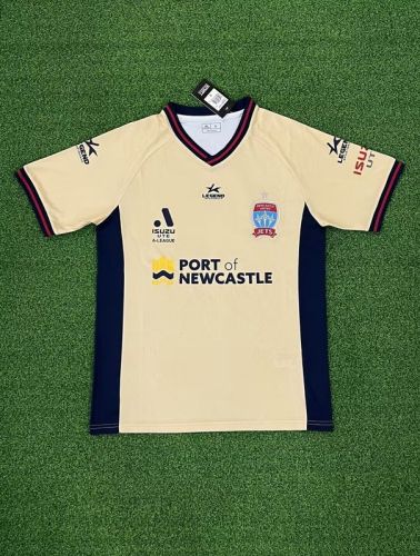 Fan Version 2023-2024 Newcastle United Jets Home Soccer Jersey Football Shirt