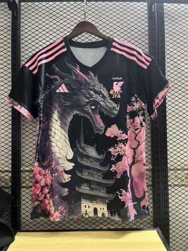 Fans Version 2023 Japan Special Editiona Pink/Black Dragon Soccer Jersey