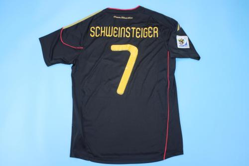 with 2010 Patch Retro Jersey 2010 Germany SCHWEINSTEIGER 7 Home Soccer Jersey Vintage Football Shirt