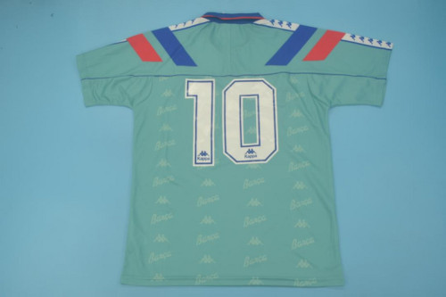 Retro Jersey 1992-1995 Barcelona 10 Away Soccer Jersey Vintage Football Shirt
