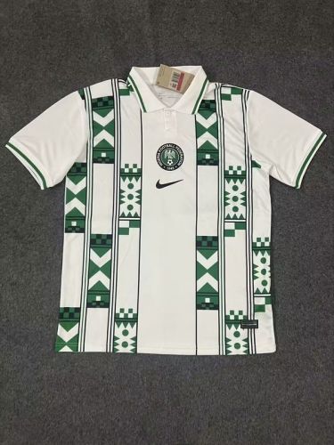 Fan Version 2024 Nigeria Away White Soccer Jersey