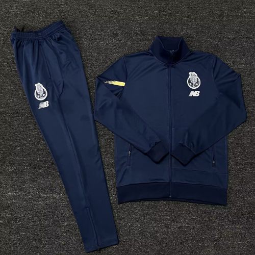 2023-2024 Porto Dark Blue Soccer Training Jacket and Pants