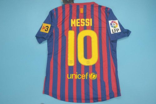 with LFP TV3 Patch Retro Jersey 2011-2012 Barcelona MESSI 10 Home Soccer Jersey
