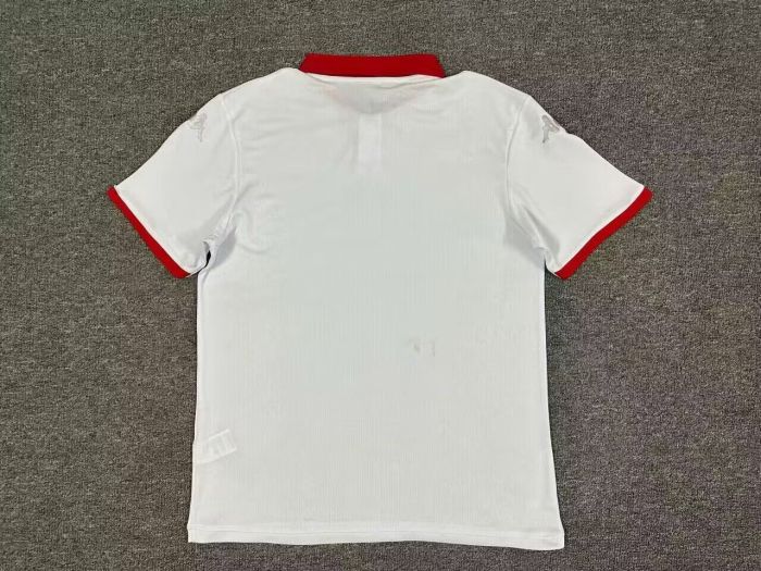 Fans Version 2024 Tunisia Home Soccer Jersey White Football Shirt