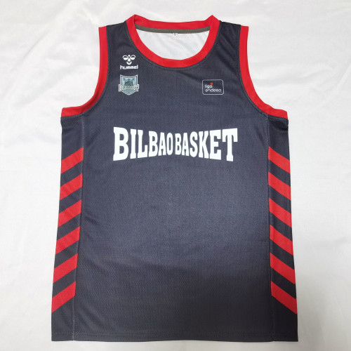 2020-2021 Athletic Bilbao Black Basketball Jersey NBA Shirt