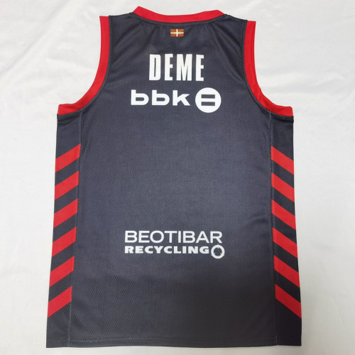 2020-2021 Athletic Bilbao Black Basketball Jersey NBA Shirt