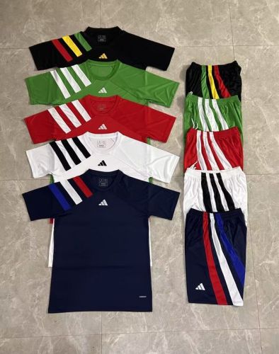 AD734 Blank Soccer Training Jersey Shorts DIY Cutoms Uniform