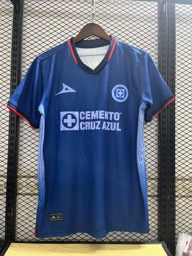 Fan Version 2023-2024 Cruz Azul Home Soccer Jersey