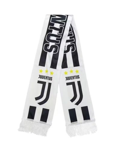 Juventus White/Black Soccer Scarf Football Scarf