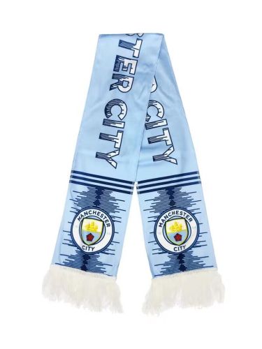 Manchester City Blue Soccer Scarf Football Scarf