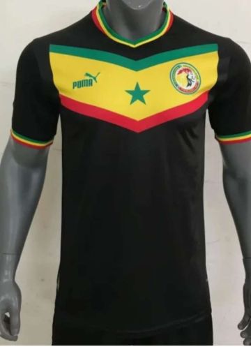 Player Version 2022 Senegal Black Soccer Jersey