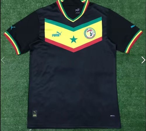 Fan Version 2022 Senegal Black Soccer Jersey