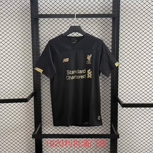 Retro Jersey 2019-2020 Liverpool Black Goalkeeper Soccer Jersey Vintage Football Shirt