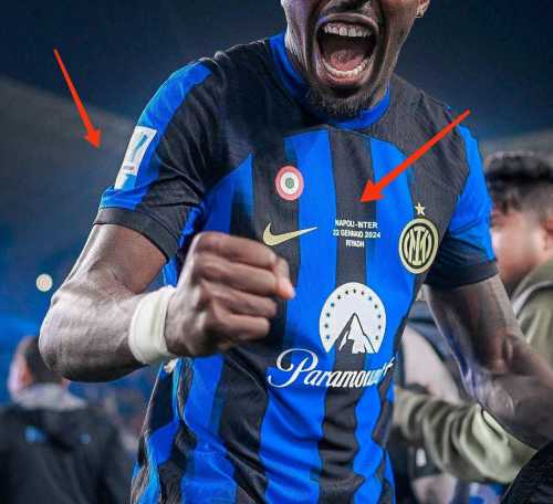 with Front Lettering+Supercup+Coppa Italia Patch Fan Version 2023-2024 Inter Milan Home Soccer Jersey Inter Football Shirt