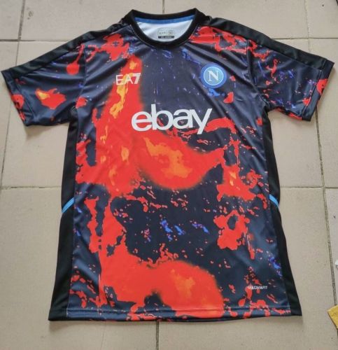 Fan Version 2023-2024 Napoli Orange Special Edition Soccer Jersey Football Shirt