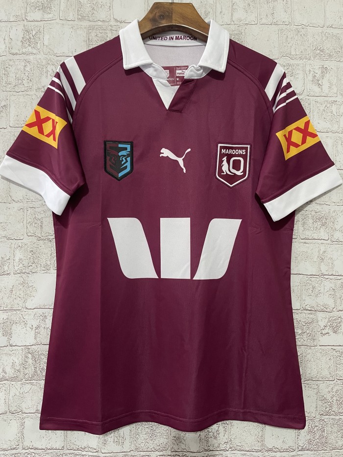 2024 Maroons Home Rugby Jersey