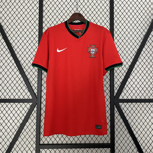 Fans Version 2024 Portugal Home Soccer Jersey Football Shirt