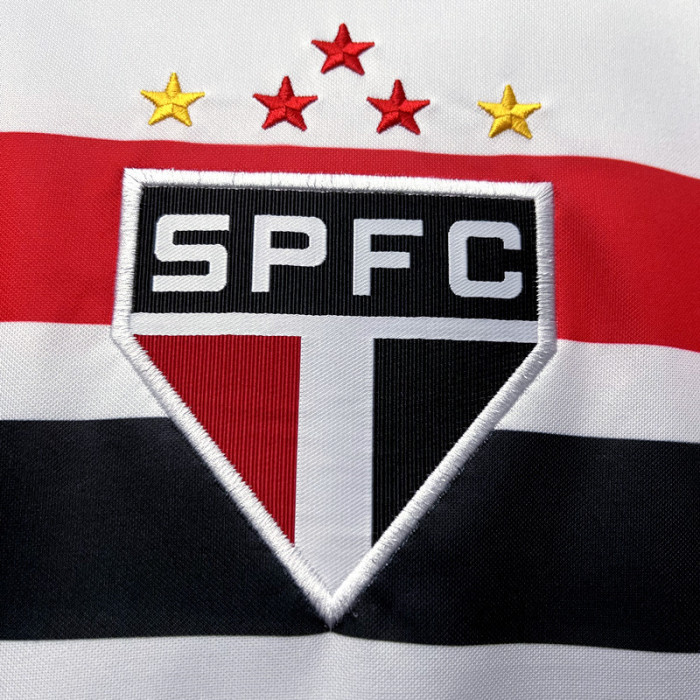 Fans Version 2024-2025 Sao Paulo Home Soccer Jersey