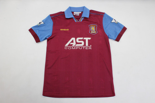 Retro Jersey 1995-1996 Aston Villa Home Soccer Jersey Vintage Football Shirt