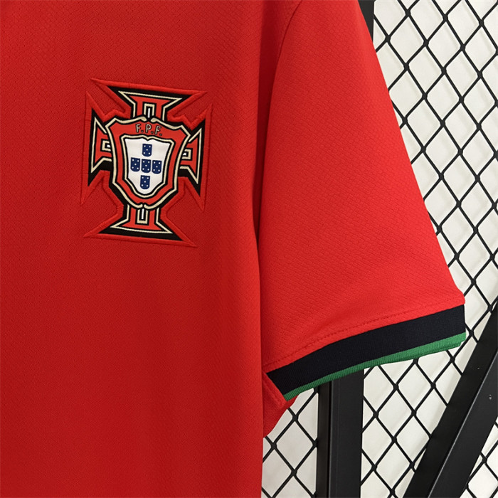 Fans Version 2024 Portugal Home Soccer Jersey Football Shirt