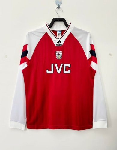Retro Jersey Long Sleeve 1992-1994 Arsenal Home Soccer Jersey