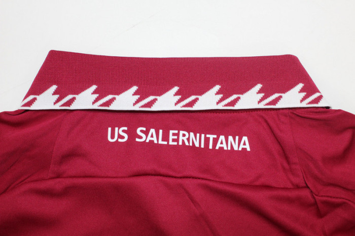 with Serie A Patch Fan Version 2023-2024 US Salernitana 1919 GYOMBER 23 Home Soccer Jersey