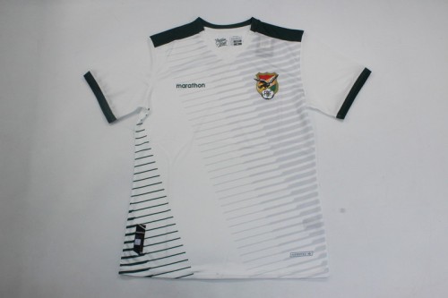 Fan Version 2023/24 Bolivia White Soccer Jersey