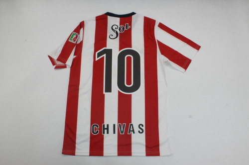 Retro Camisetas de Futbol 1996-1997 Chivas 10 Home Vintage Soccer Jersey Football Shirt