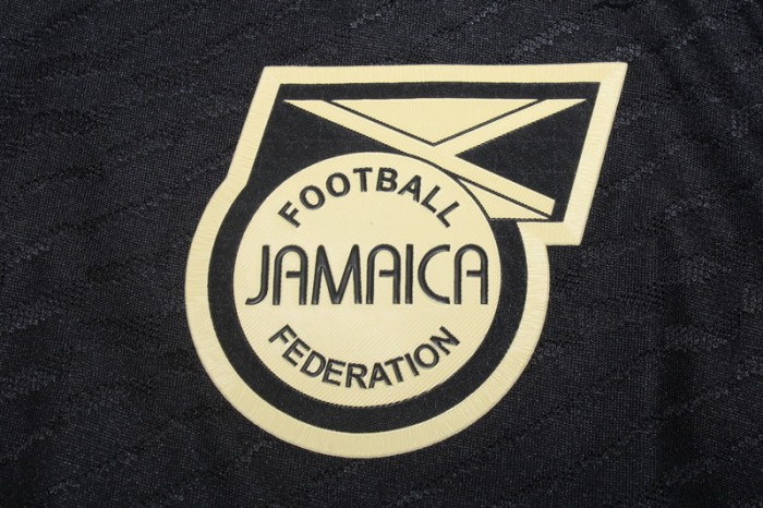 Player Version 2023-2024 Jamaica Away Black Soccer Jersey