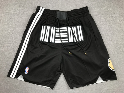 with Pocket 2024 Memphis Grizzlies NBA Shorts City Edition Black Basketball Shorts