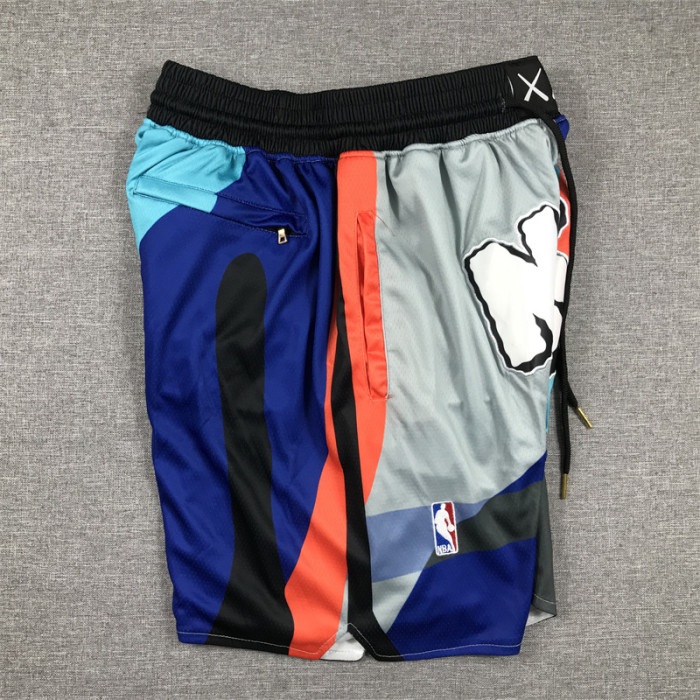 with Pocket 2024 Brooklyn Nets NBA Shorts City Edition Colorful Basketball Shorts