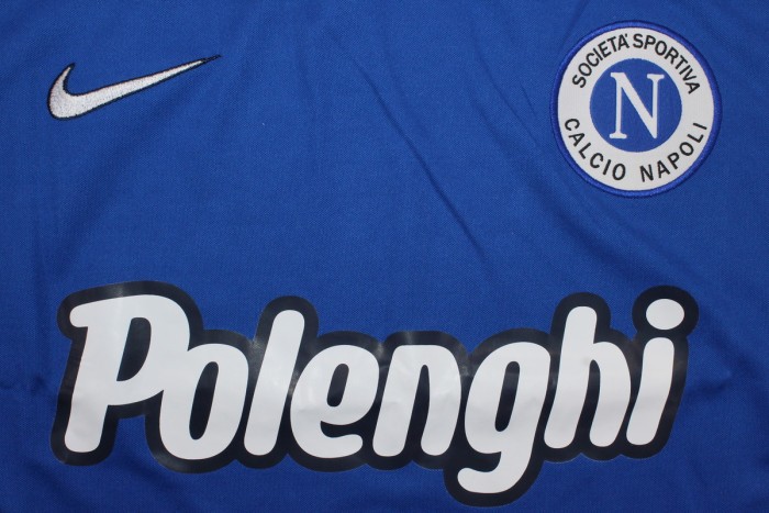 Retro Jersey 1998 Calcio Napoli CANNAVARO 25 Home Soccer Jersey Naples Football Shirt