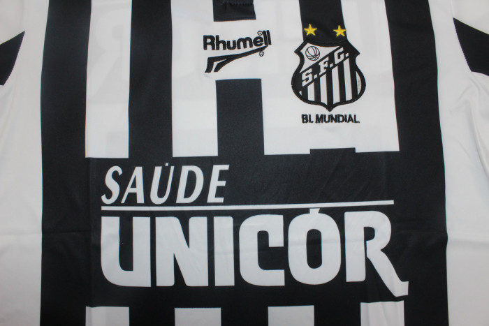 Retro Jersey 1996 Santos 5 M.ASSUNCAO Away Soccer Jersey Vintage Football Shirt