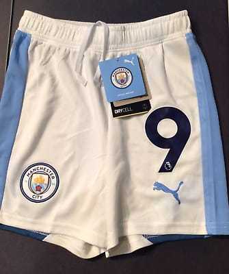 Player Version 2023-2024 Manchester City Home Soccer Shorts