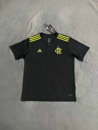 Retro Jersey 2019-2020 Flamengo Third Away Black Soccer Jersey Vintage Football Shirt