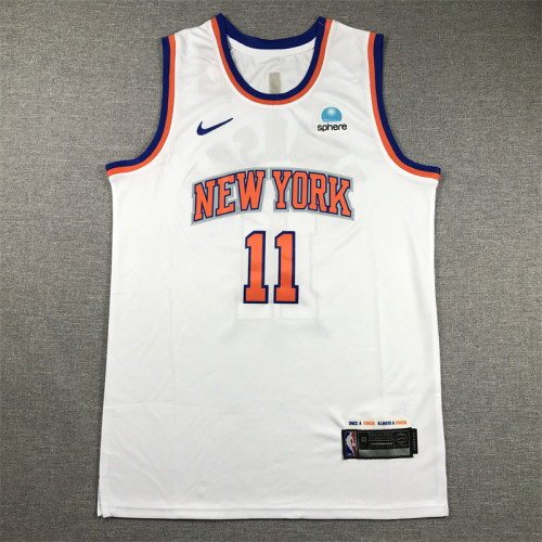 New York Knicks 11 BRUNSON White NBA Jersey Basketball Shirt
