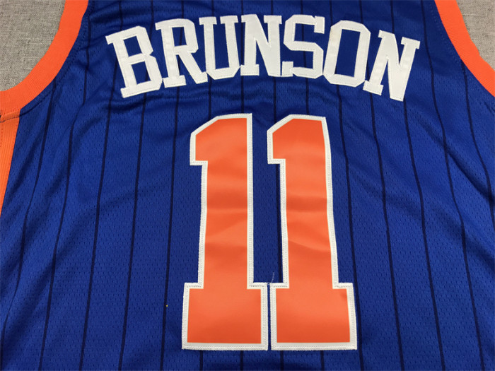 2024 City Edition New York Knicks 11 BRUNSON Blue NBA Shirt